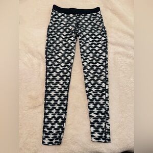 Nike dry fit Black and White Patterned Leggings